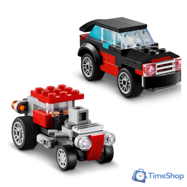 Конструктор LEGO Creator 31146 Грузовик-платформа с вертолетом 3в1 - Изображение №7 — Интернет-магазин Time-Shop