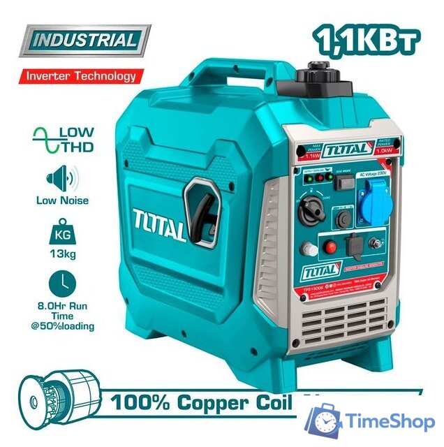 Бензиновый генератор Total TP515006 - Изображение №1 — Интернет-магазин Time-Shop