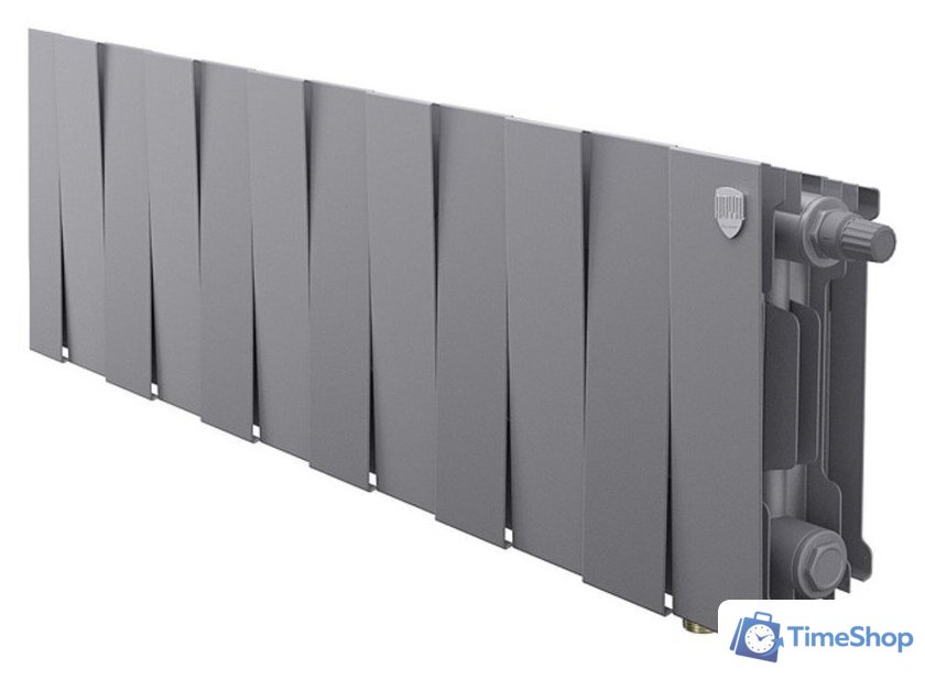 Биметаллический радиатор Royal Thermo PianoForte 200 VDR Silver Satin (12 секций) - Изображение №1 — Интернет-магазин Time-Shop