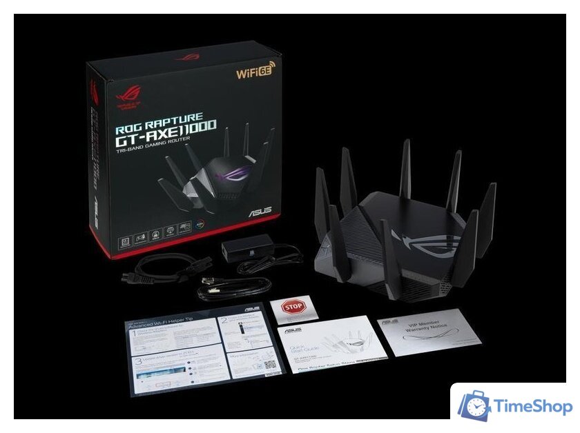 Wi-Fi роутер ASUS ROG Rapture GT-AXE11000 - Изображение №2 — Интернет-магазин Time-Shop