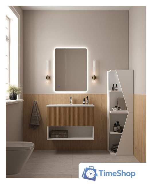  ЗОВ Тумба под умывальник Кито-2 100 2K100LW0MRM (белый/тростник) - Изображение №4 — Интернет-магазин Time-Shop