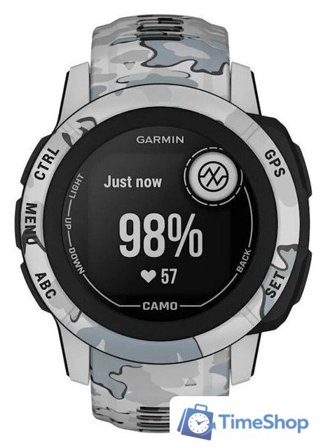 Умные часы Garmin Instinct 2S Camo Edition (серый камуфляж) - Изображение №10 — Интернет-магазин Time-Shop