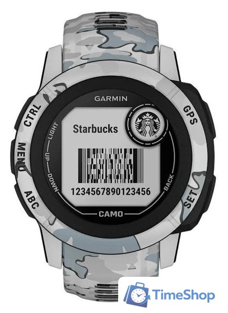 Умные часы Garmin Instinct 2S Camo Edition (серый камуфляж) - Изображение №4 — Интернет-магазин Time-Shop