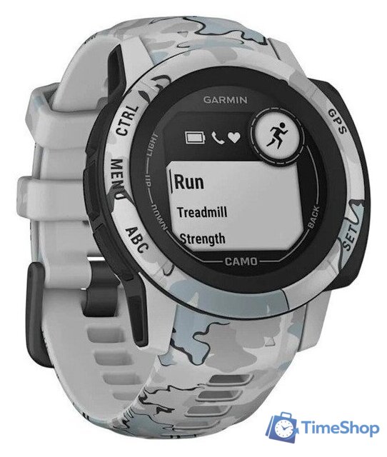 Умные часы Garmin Instinct 2S Camo Edition (серый камуфляж) - Изображение №3 — Интернет-магазин Time-Shop