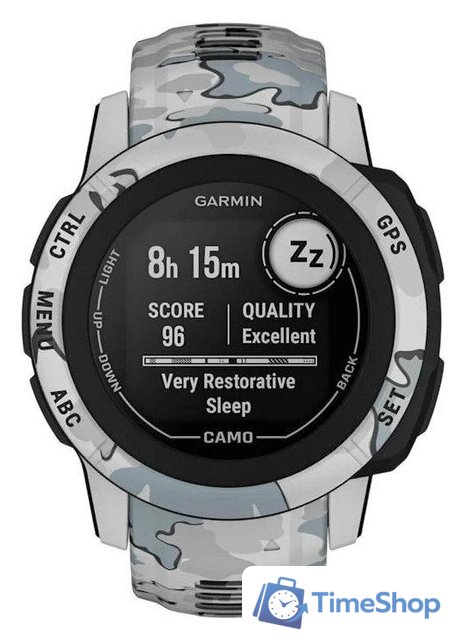 Умные часы Garmin Instinct 2S Camo Edition (серый камуфляж) - Изображение №8 — Интернет-магазин Time-Shop