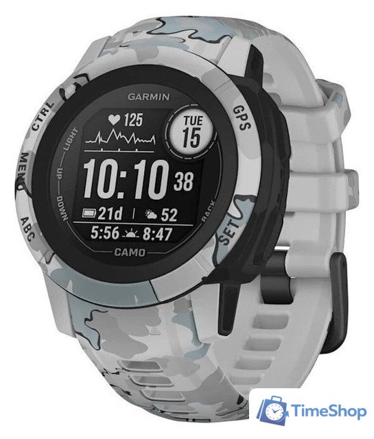 Умные часы Garmin Instinct 2S Camo Edition (серый камуфляж) - Изображение №1 — Интернет-магазин Time-Shop