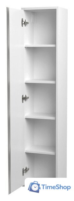  ЗОВ Шкаф-пенал для ванной Парма 150 PP150LWP0MHMC1A (белый/галифакс) - Изображение №2 — Интернет-магазин Time-Shop