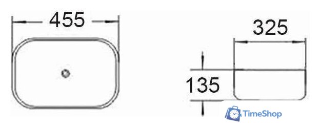 Умывальник Mexen Rita MEX-21084501 - Изображение №2 — Интернет-магазин Time-Shop