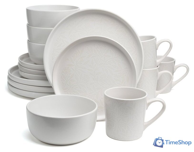Набор тарелок Bronco Choice White 191-363 - Изображение №1 — Интернет-магазин Time-Shop