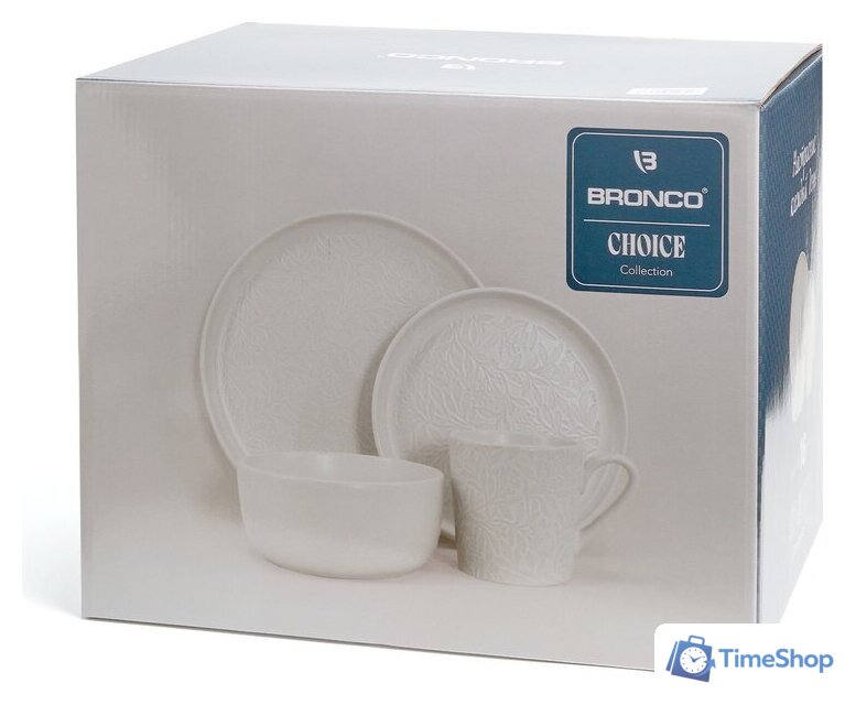 Набор тарелок Bronco Choice White 191-363 - Изображение №11 — Интернет-магазин Time-Shop