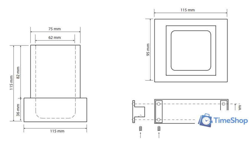 Стакан для зубной щетки и пасты Bemeta Gamma 145411012 - Изображение №2 — Интернет-магазин Time-Shop