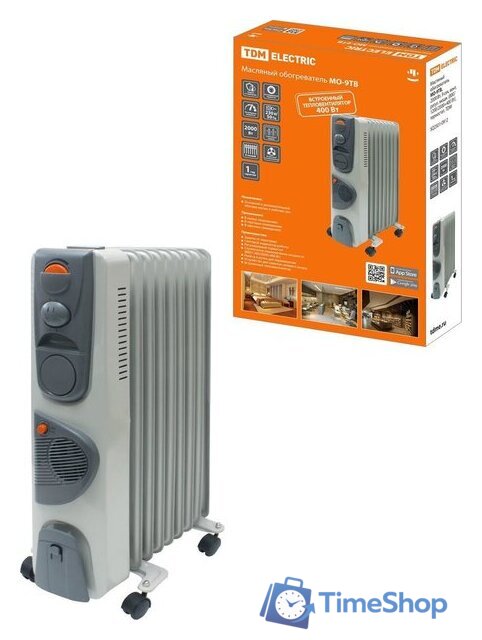 Масляный радиатор TDM Electric МО-9ТВ SQ2501-0912 - Изображение №2 — Интернет-магазин Time-Shop