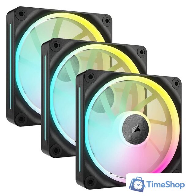 Комплект вентиляторов для корпуса Corsair iCUE LINK LX120 RGB Triple Pack CO-9051026-WW - Изображение №1 — Интернет-магазин Time-Shop