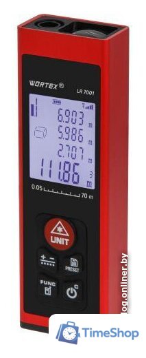 Лазерный дальномер Wortex LR 7001 1329390 - Изображение №1 — Интернет-магазин Time-Shop
