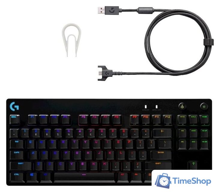 Клавиатура Logitech G Pro X GX Clicky 920-009392 (нет кириллицы) - Изображение №4 — Интернет-магазин Time-Shop