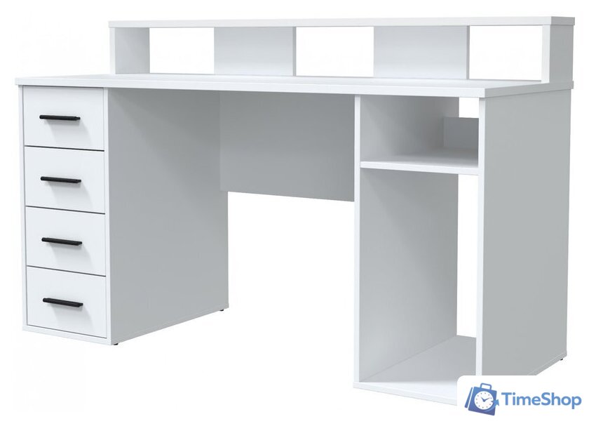 Стол Интерлиния Skill-08 (белый/белый) - Изображение №3 — Интернет-магазин Time-Shop