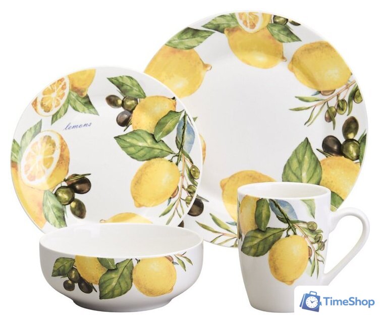 Столовый сервиз Lefard Лемон три 358-2220 - Изображение №1 — Интернет-магазин Time-Shop