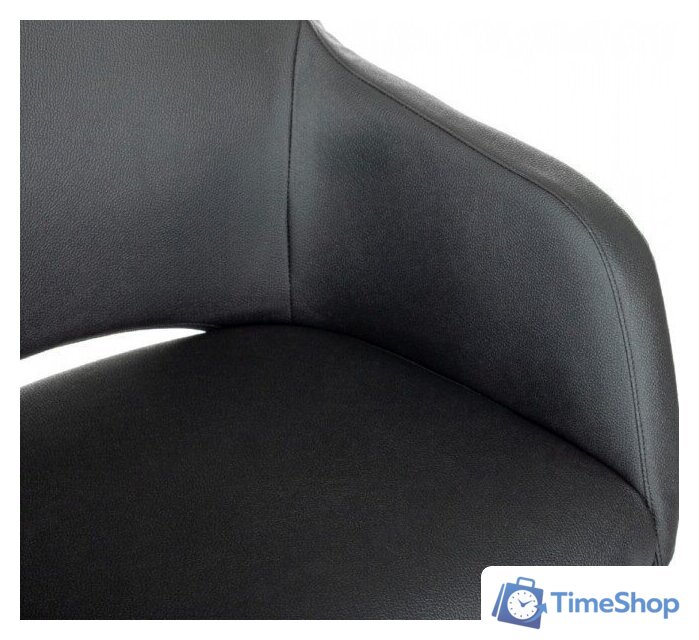 Офисное кресло Бюрократ CH-380M (черный экокожа) - Изображение №7 — Интернет-магазин Time-Shop