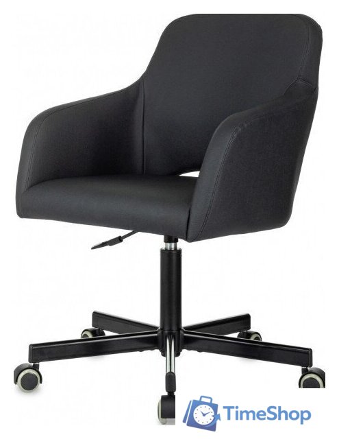 Офисное кресло Бюрократ CH-380M (черный экокожа) - Изображение №3 — Интернет-магазин Time-Shop