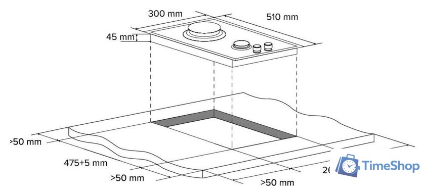 Варочная панель Libhof IS-302 (черный) - Изображение №8 — Интернет-магазин Time-Shop