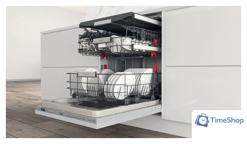 Встраиваемая посудомоечная машина Whirlpool WKCIO 3T133 PFE - Изображение №9 — Интернет-магазин Time-Shop