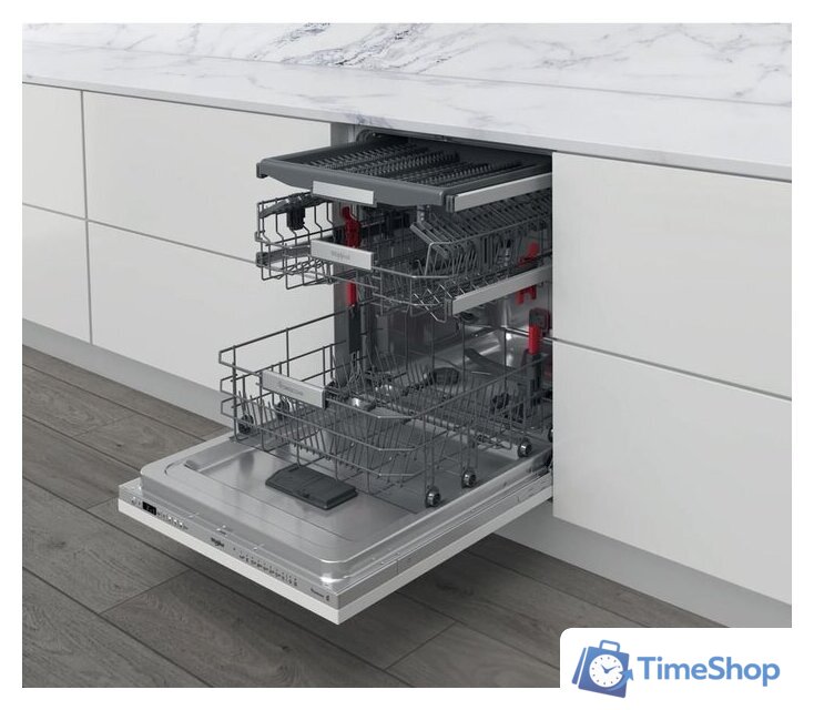 Встраиваемая посудомоечная машина Whirlpool WKCIO 3T133 PFE - Изображение №8 — Интернет-магазин Time-Shop