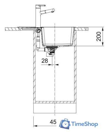 Кухонная мойка Franke Centro CNG 611-62 114.0757.388 (черный матовый) - Изображение №5 — Интернет-магазин Time-Shop