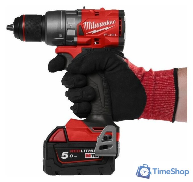 Ударная дрель-шуруповерт Milwaukee M18 FUEL M18FPD3-502X 4933479860 (с 2-мя АКБ, кейс) - Изображение №9 — Интернет-магазин Time-Shop