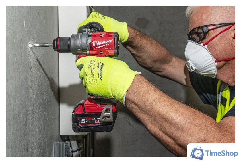 Ударная дрель-шуруповерт Milwaukee M18 FUEL M18FPD3-502X 4933479860 (с 2-мя АКБ, кейс) - Изображение №26 — Интернет-магазин Time-Shop