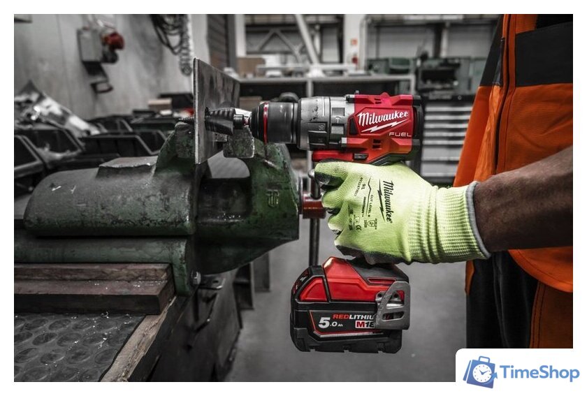Ударная дрель-шуруповерт Milwaukee M18 FUEL M18FPD3-502X 4933479860 (с 2-мя АКБ, кейс) - Изображение №12 — Интернет-магазин Time-Shop