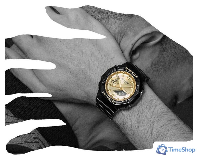 Наручные часы Casio G-Shock GA-2100GB-1A - Изображение №7 — Интернет-магазин Time-Shop