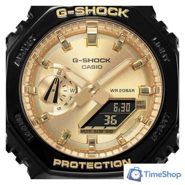 Наручные часы Casio G-Shock GA-2100GB-1A - Изображение №2 — Интернет-магазин Time-Shop