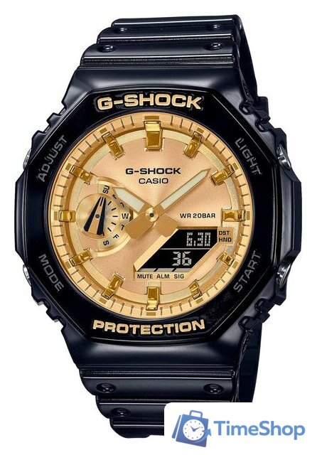 Наручные часы Casio G-Shock GA-2100GB-1A - Изображение №1 — Интернет-магазин Time-Shop