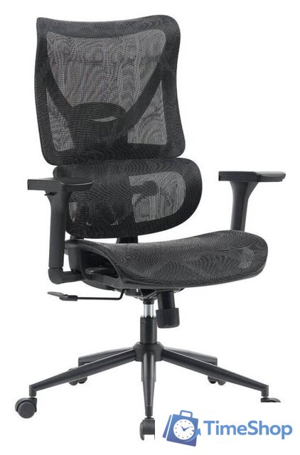 Офисное кресло myroo Office Wizard HS-3853H-1-B (black) - Изображение №4 — Интернет-магазин Time-Shop