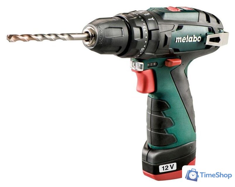 Ударная дрель-шуруповерт Metabo Powermaxx SB Basic 600385500 (с 2-мя АКБ, кейс) - Изображение №1 — Интернет-магазин Time-Shop