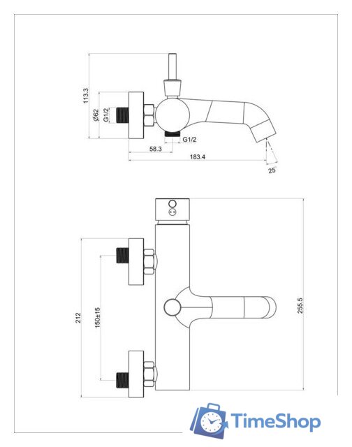 Смеситель Maxonor Pure Life PL3287-8 - Изображение №7 — Интернет-магазин Time-Shop