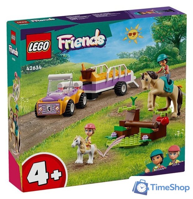 Конструктор LEGO Friends 42634 Трейлер с лошадьми и пони - Изображение №1 — Интернет-магазин Time-Shop
