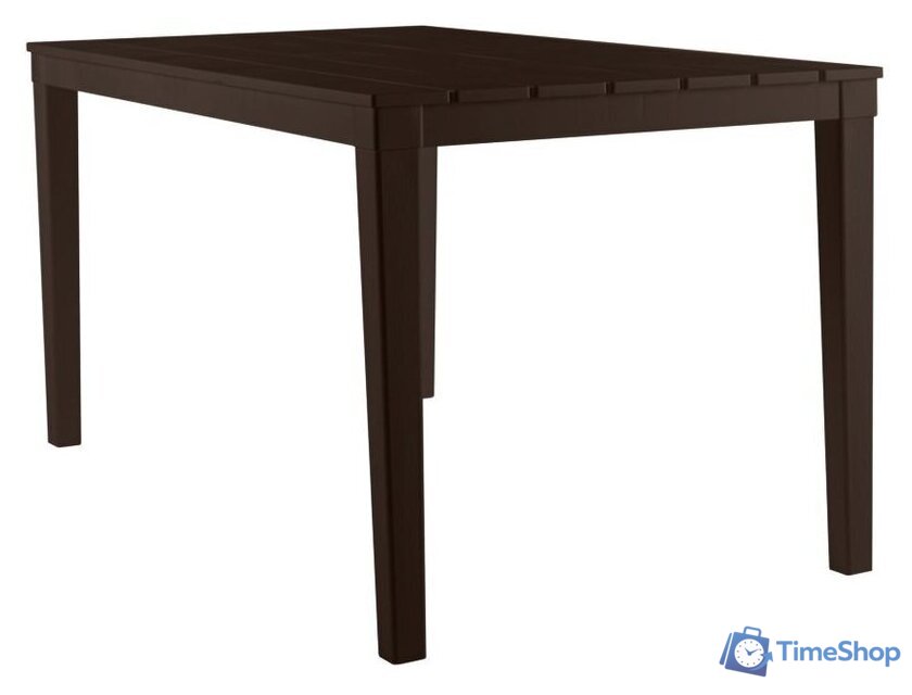 Стол Ellastik Plast Прованс Прямоугольный 140x80x71.5 (шоколадный) - Изображение №1 — Интернет-магазин Time-Shop