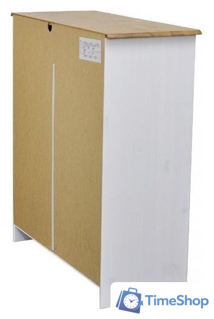 Комод Диприз Ром 2 двери 2 ящика Д 1349.1 (белый воск/антик) - Изображение №5 — Интернет-магазин Time-Shop