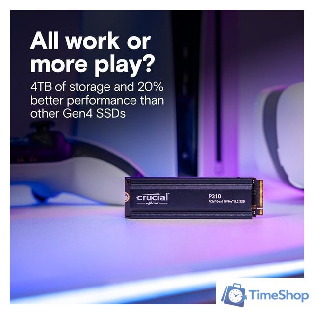 SSD Crucial P310 2280 4TB CT4000P310SSD5 - Изображение №3 — Интернет-магазин Time-Shop