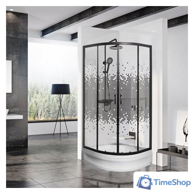 Душевой уголок Мономах 80/180 МЗ BL - Изображение №4 — Интернет-магазин Time-Shop