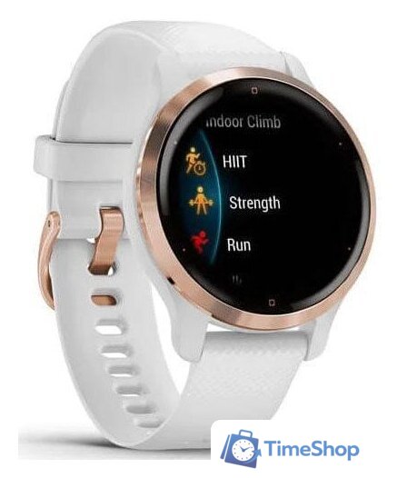 Умные часы Garmin Venu 2S (розовое золото/белый) - Изображение №2 — Интернет-магазин Time-Shop