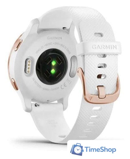 Умные часы Garmin Venu 2S (розовое золото/белый) - Изображение №8 — Интернет-магазин Time-Shop