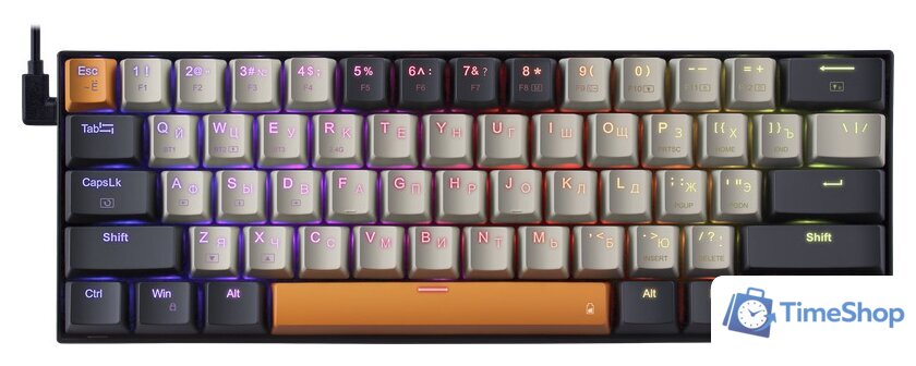 Клавиатура Redragon Caraxes Pro (черный/серый) - Изображение №1 — Интернет-магазин Time-Shop