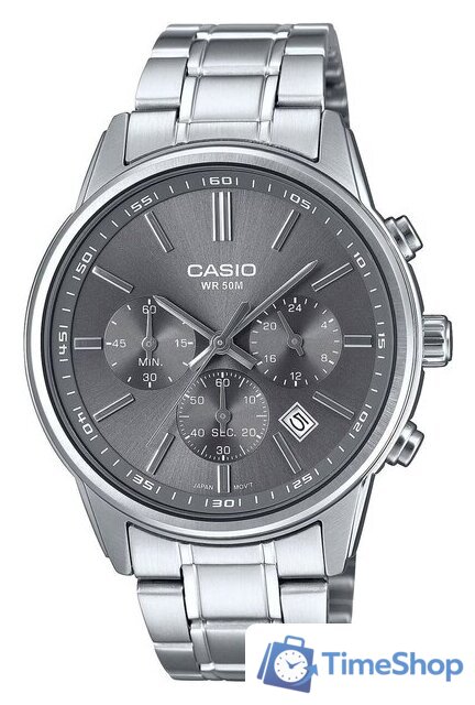 Наручные часы Casio MTP-E515D-8A - Изображение №1 — Интернет-магазин Time-Shop