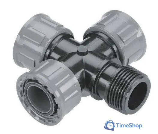 Разветвитель Gardena Крестовина 02750-20.000.00 - Изображение №1 — Интернет-магазин Time-Shop