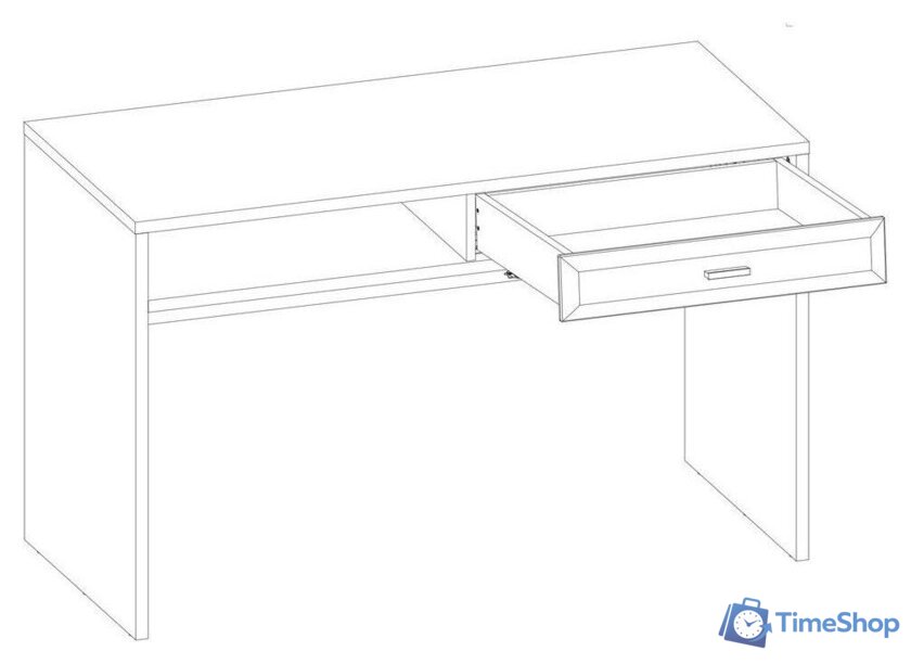 Стол Black Red White Grace BIU1S (дуб наварра/графит) - Изображение №3 — Интернет-магазин Time-Shop