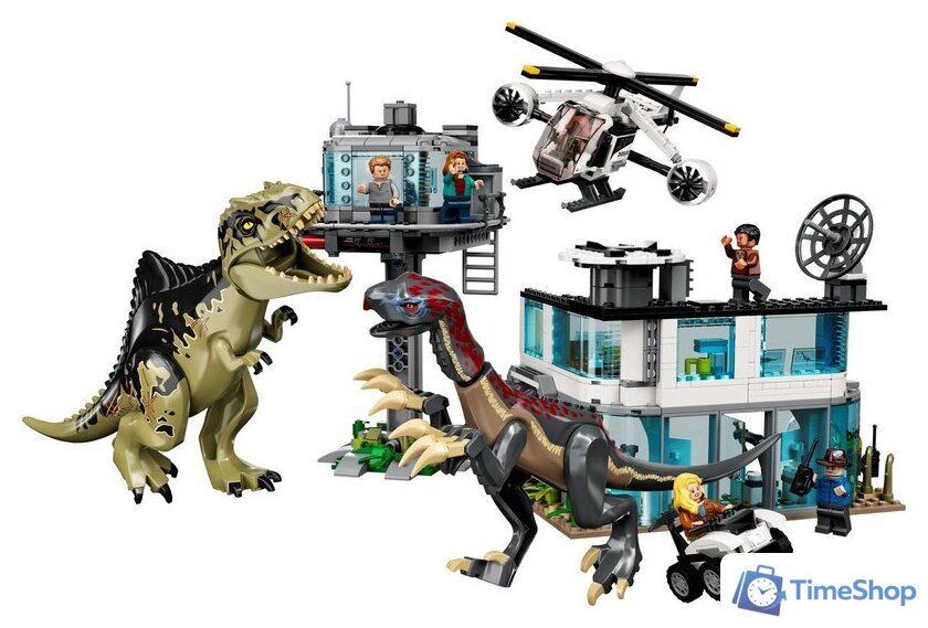 Конструктор LEGO Jurassic World 76949 Атака гиганотозавра и теризинозавра - Изображение №2 — Интернет-магазин Time-Shop