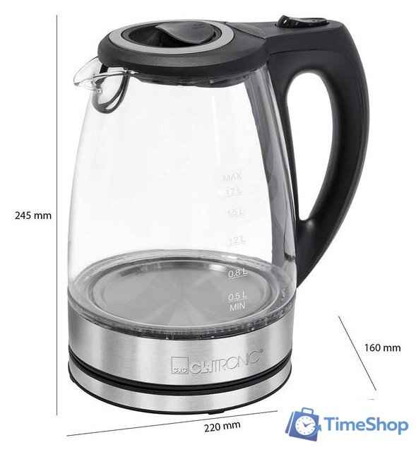 Электрический чайник Clatronic WKS 3744 G - Изображение №4 — Интернет-магазин Time-Shop