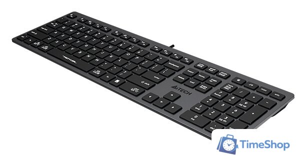 Клавиатура A4Tech Fstyler FX50 (серый) - Изображение №2 — Интернет-магазин Time-Shop